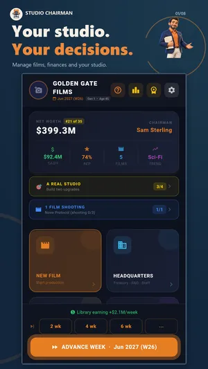 Studio Chairman screenshot 1